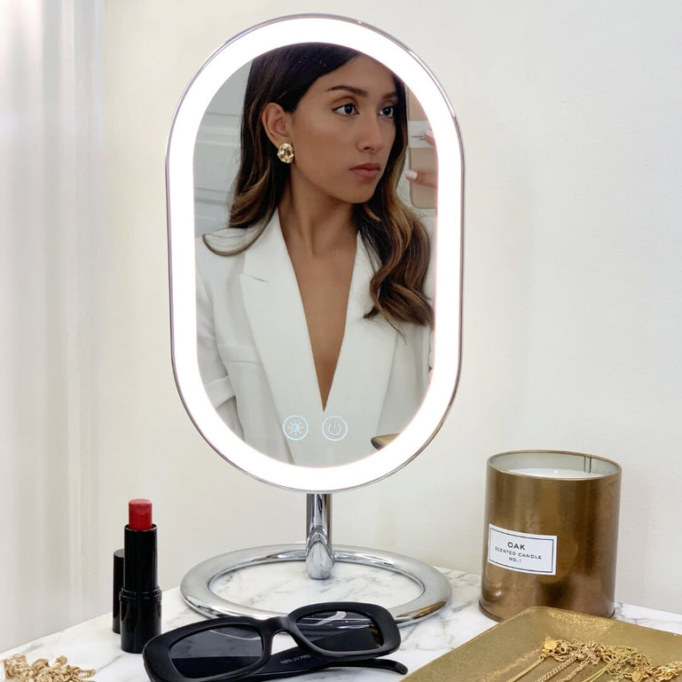 Fancii Vera 10x magnifying makeup mirror Chrome