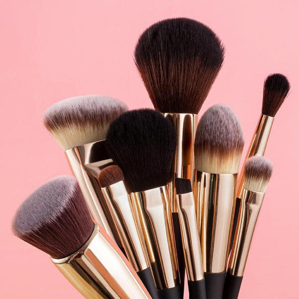 Aria Makeup Brush Set in Velvet by Fancii & Co. 