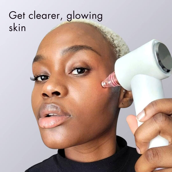 Fancii Clara pore suction vacuum cleanser microdermabrasion device in Pearl White