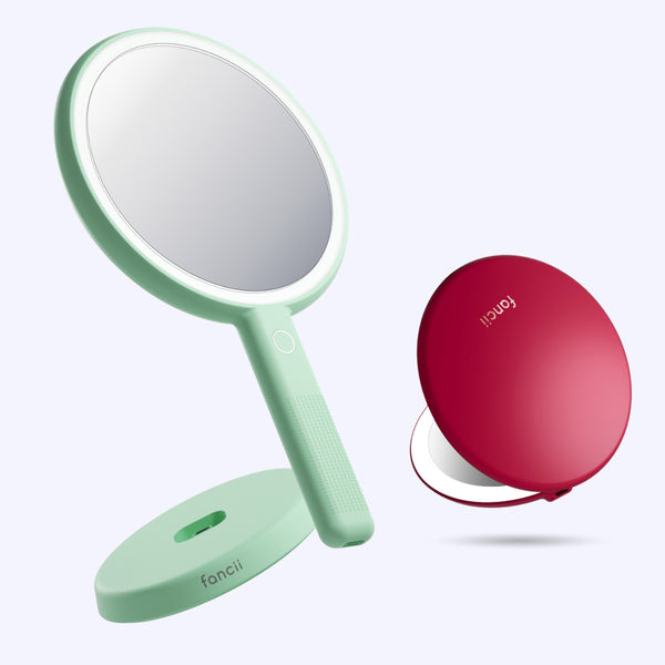 2 BE LIT | Cami Handheld + Taylor Compact Mirror Bundle | Fancii & Co.