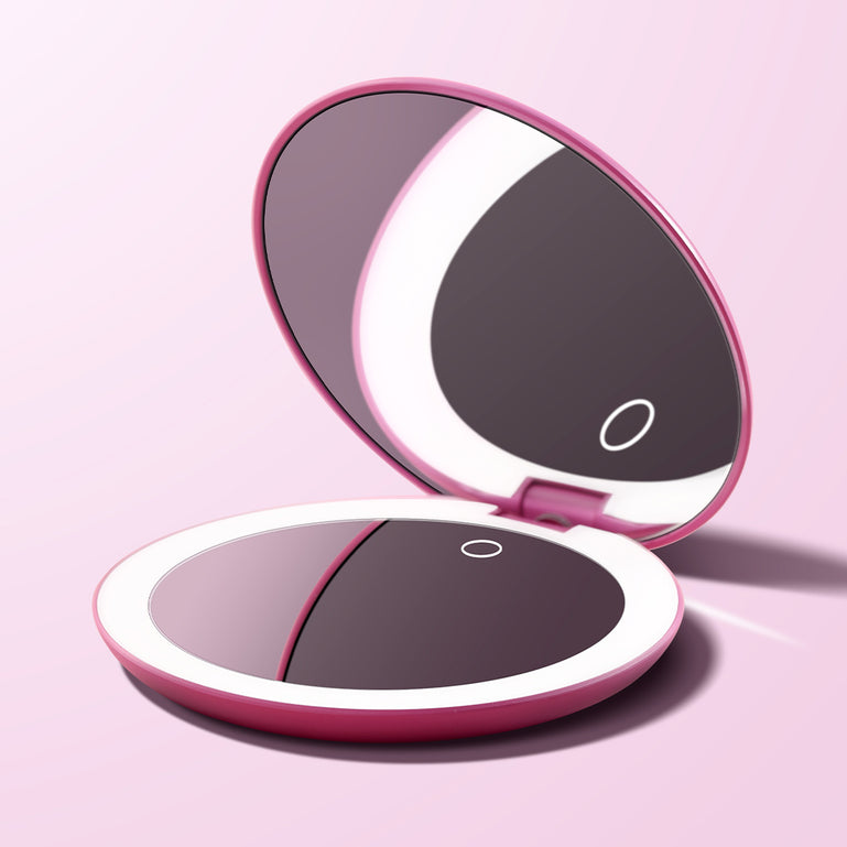 Taylor Compact Mirror by Fancii and Co with 10x magnifying mirror MAGNOLIA BURST