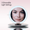 Taylor Lighted Compact with 10x Magnification by Fancii & Co. in RAINBOW MIRAGE has 3 dimmable light settings