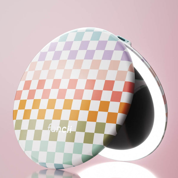 Taylor compact mirror with lights RAINBOW MIRAGE