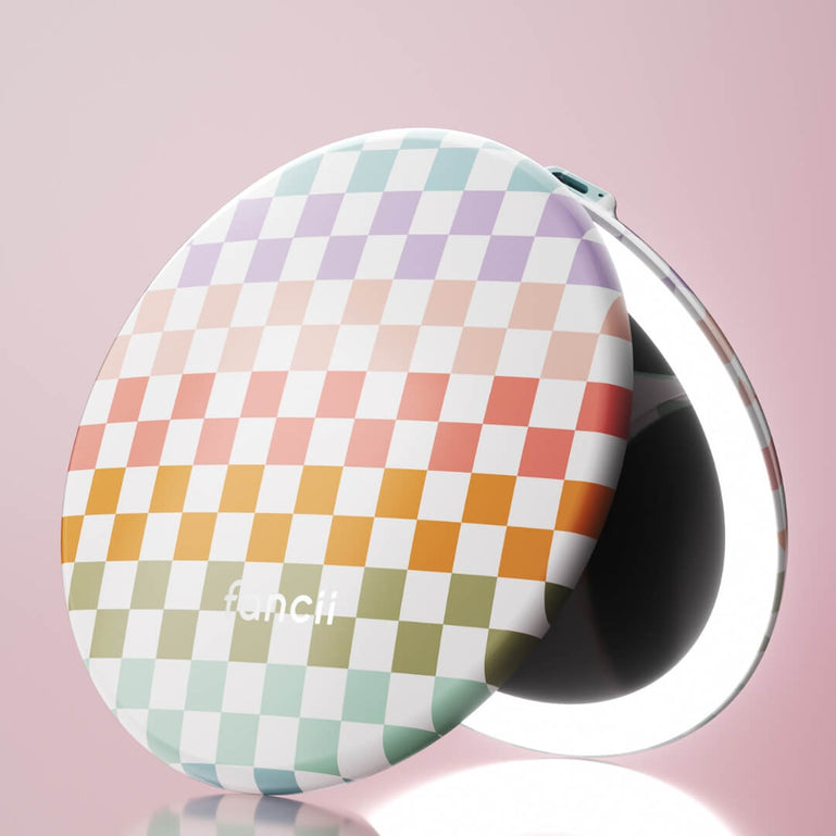 Taylor compact mirror with lights RAINBOW MIRAGE
