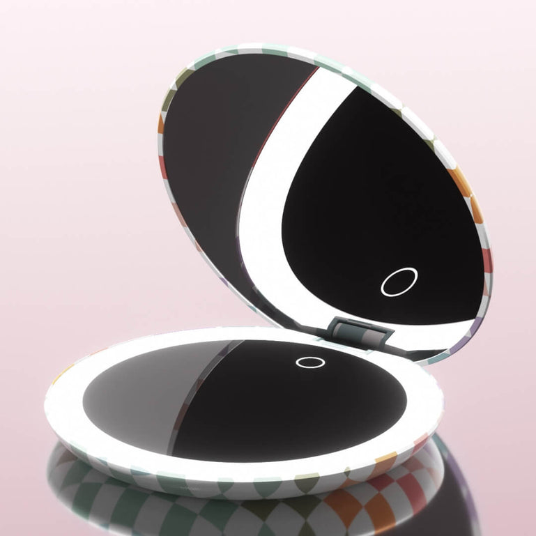 Taylor compact mirror with lights RAINBOW MIRAGE