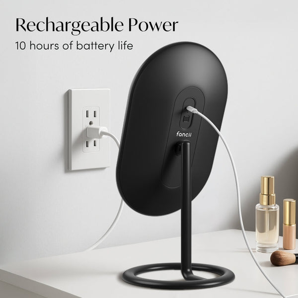 Fancii Vera lighted led vanity makeup mirror with stand All