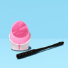 Daily essentials Isla sonic facial cleansing brush and Remi facial massager tool by Fancii and Co Paradise Pink Black Onyx
