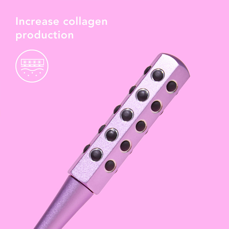 Daily essentials Isla sonic facial cleansing brush and Remi facial massager tool by Fancii and Co increases collagen production All