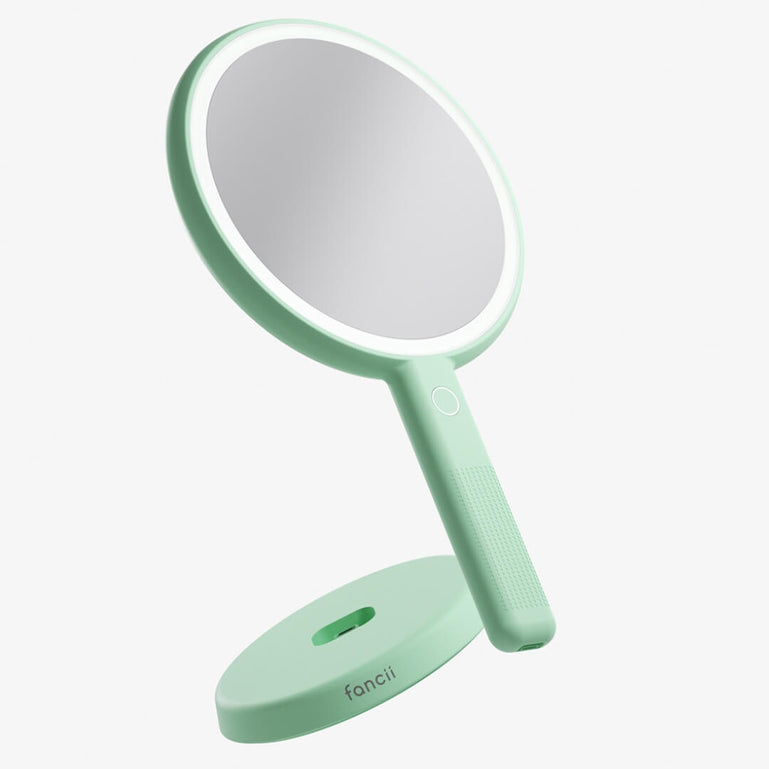 Cami handheld mirror in colour Pistachio by Fancii and Co