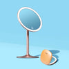 Nala + Mila lighted makeup mirrors for travel by Fancii and Co_ Sunset Peach