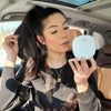 Nala + Mila lighted makeup mirrors for travel by Fancii and Co_ 1X and 10X magnification All