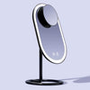 Fancii Vera Vanity Mirror with LED Lights & Lara 10X Magnifying Mirror in Black Black