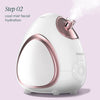 Glow Getter Step 2: Rivo Nano Cool Steam Facial Steamer in Pink