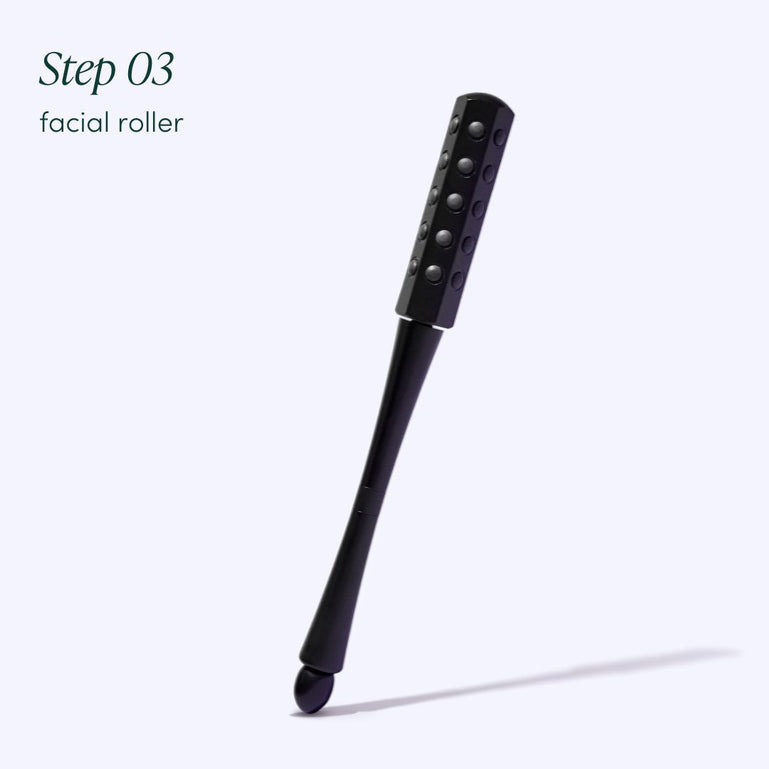 Glow Getter Step 3: Remi facial massage wand in Black
