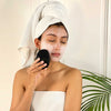 Sonic Facial Cleansing brush deep cleaning sensitive skin in Charcoal