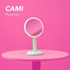 Cami handheld mirror in colour Pistachio