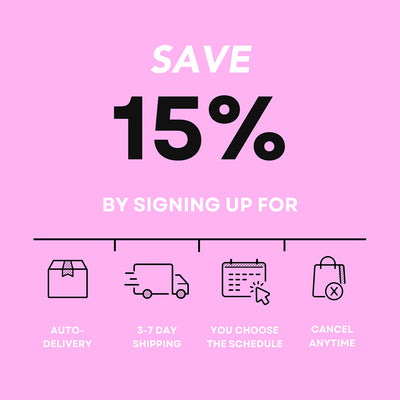 Subscribe and save 15% with Fancii and Co