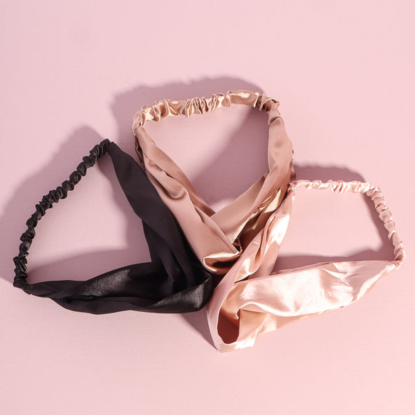 Fancii Audrey women Silk headband hair band scrunchies All